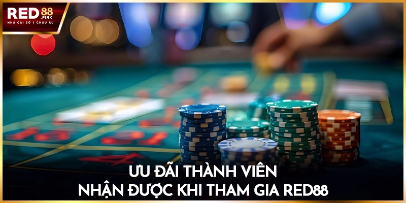 Ưu đãi thành viên nhận được khi tham gia Red88